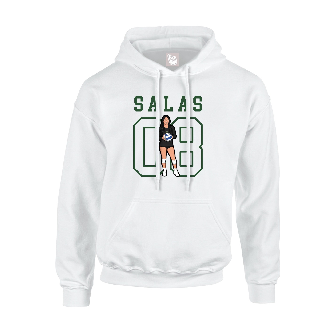 Youth Hoodie — Shirsey in White
