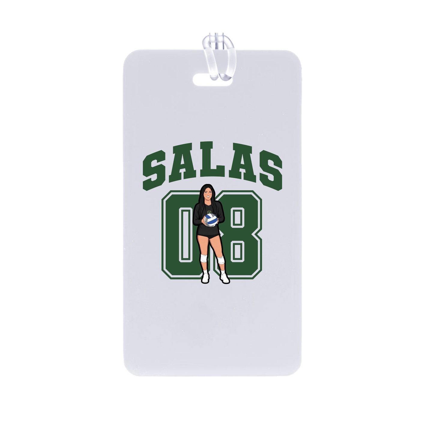 Bag Tag — Number in Classic