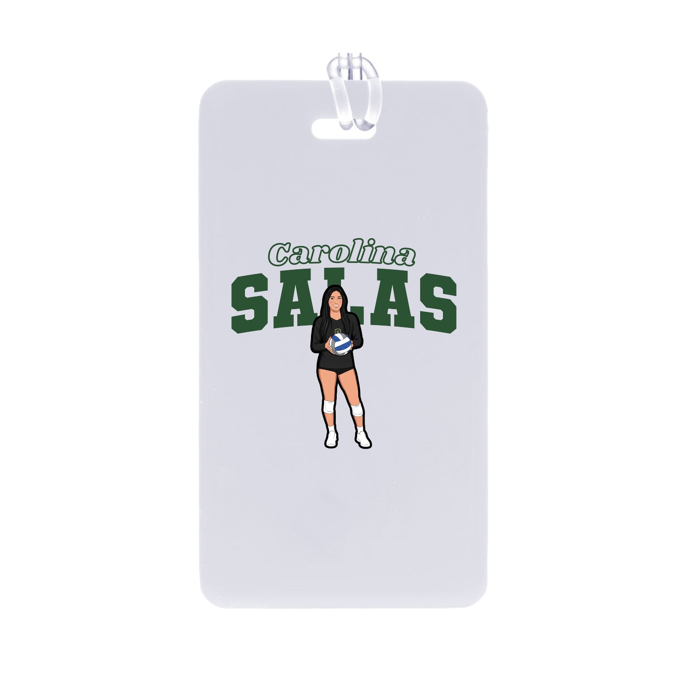 Bag Tag — Name Arch in Classic