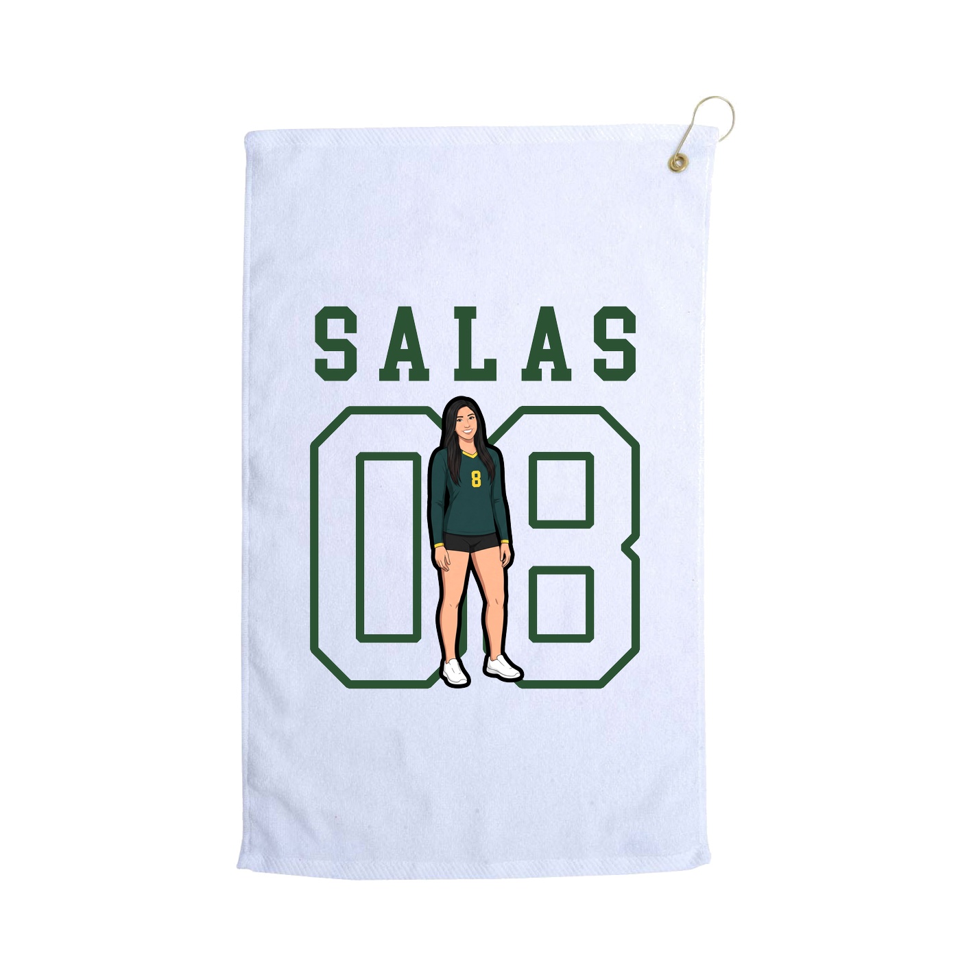 Golf Towel — Shirsey in White