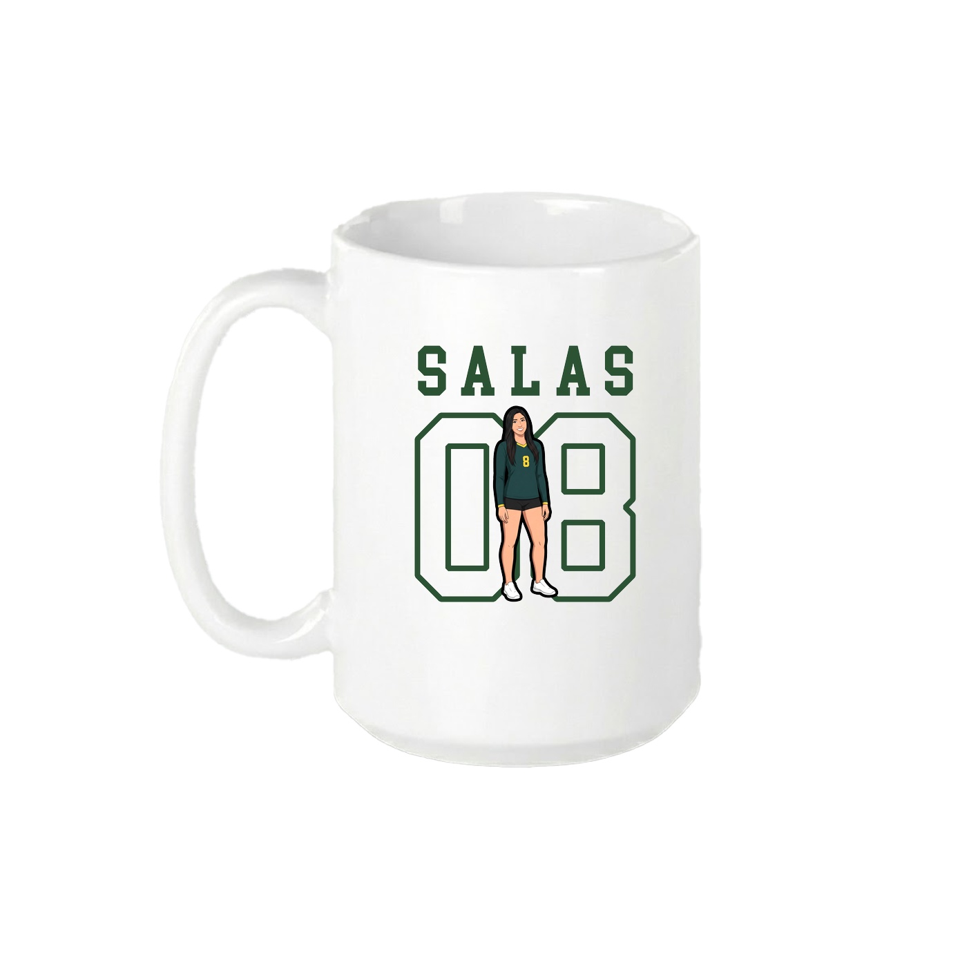15oz Coffee Mug — Shirsey in White