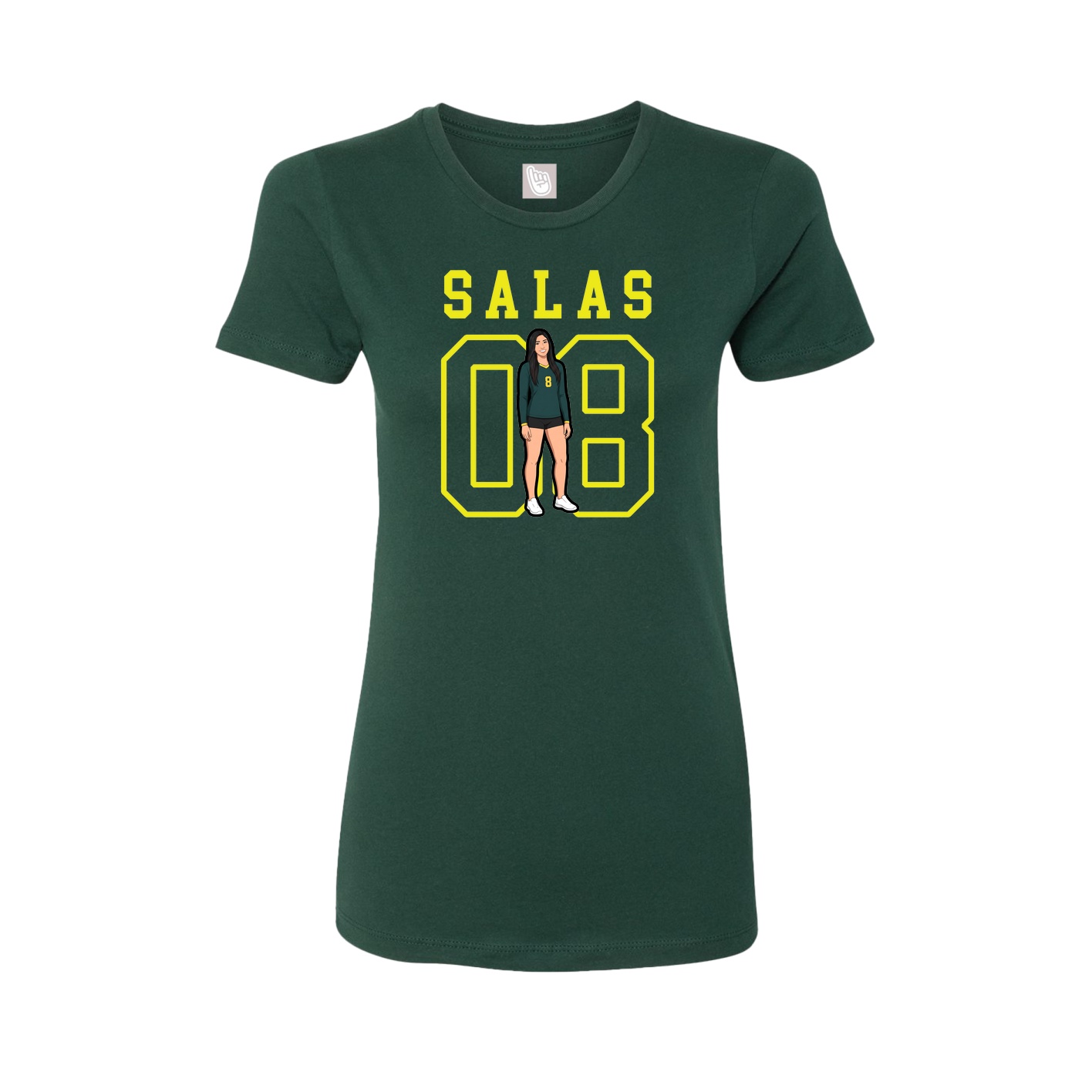 Fitted Women's Tee — Shirsey in Green