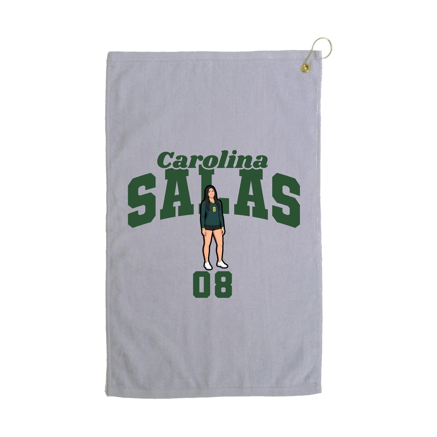 Golf Towel — Signature Arch in Grey