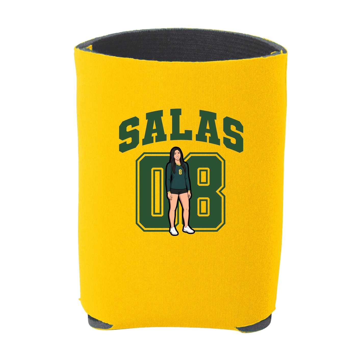 Can Holder — Number in Yellow