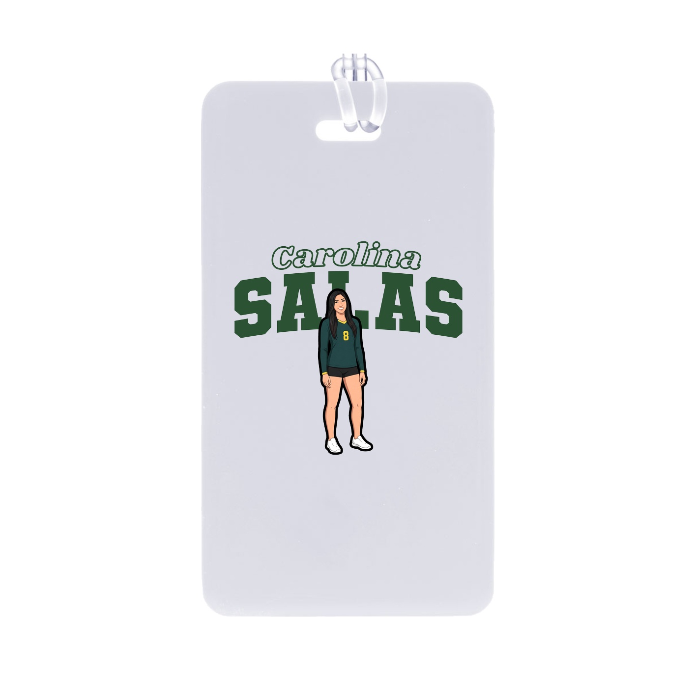 Bag Tag — Name Arch in Classic