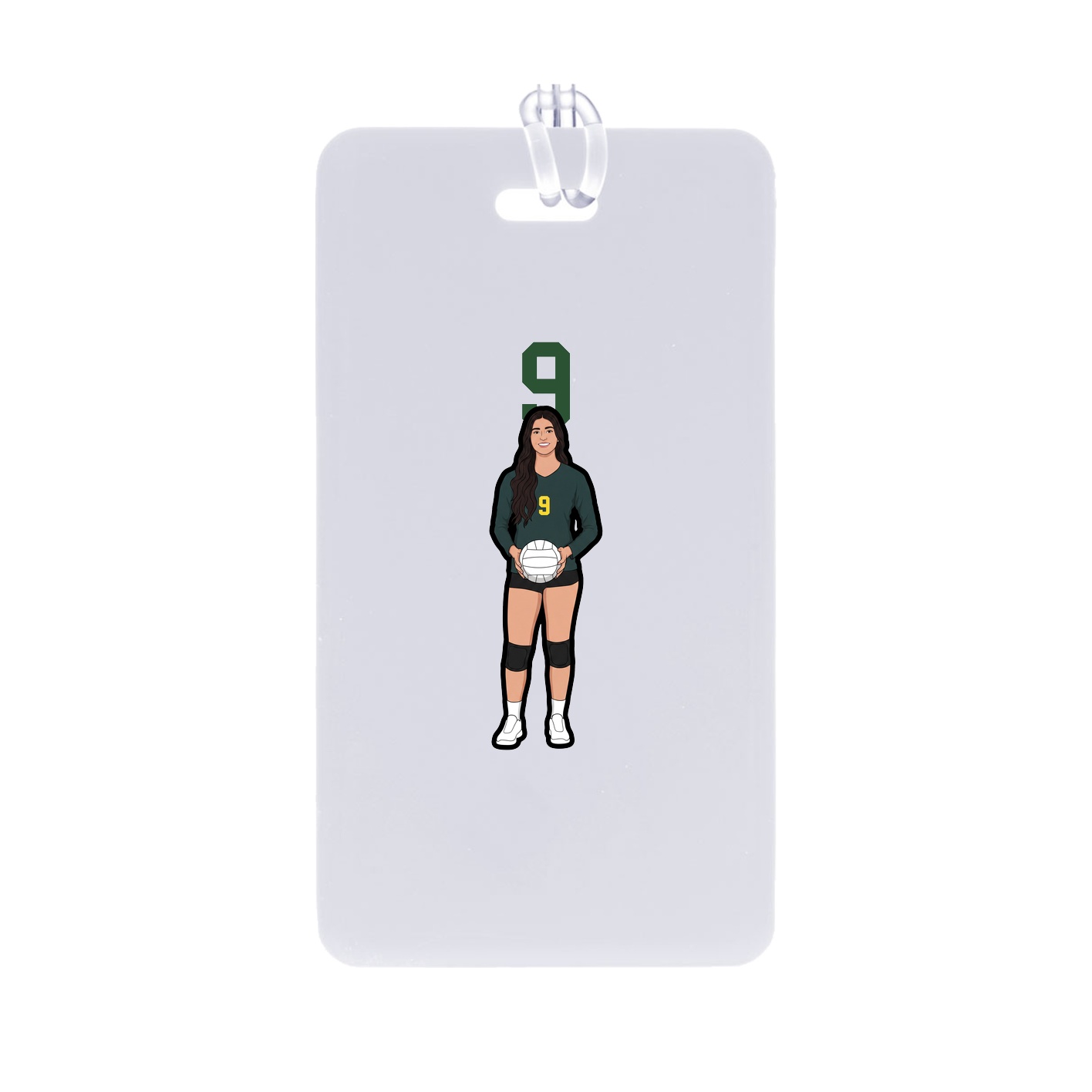 Bag Tag — Number Top in Classic