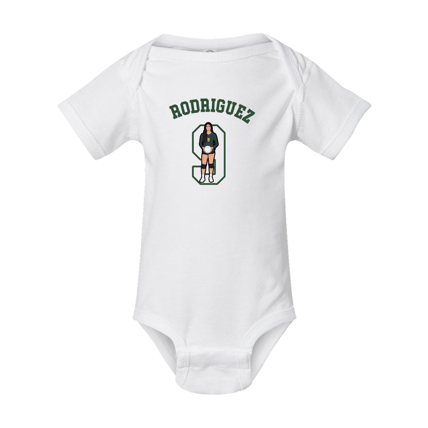 Baby Onesie — Shirsey Arch in White
