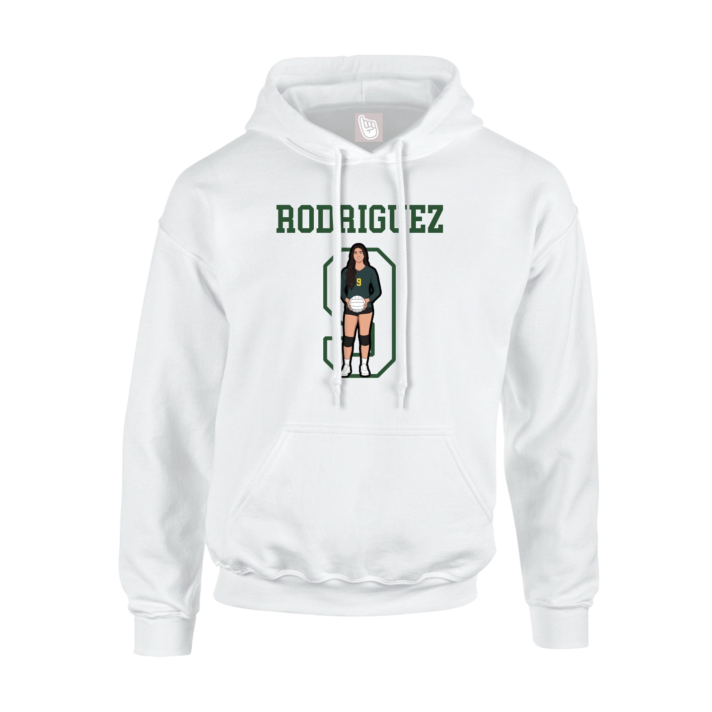 Youth Hoodie — Shirsey in White