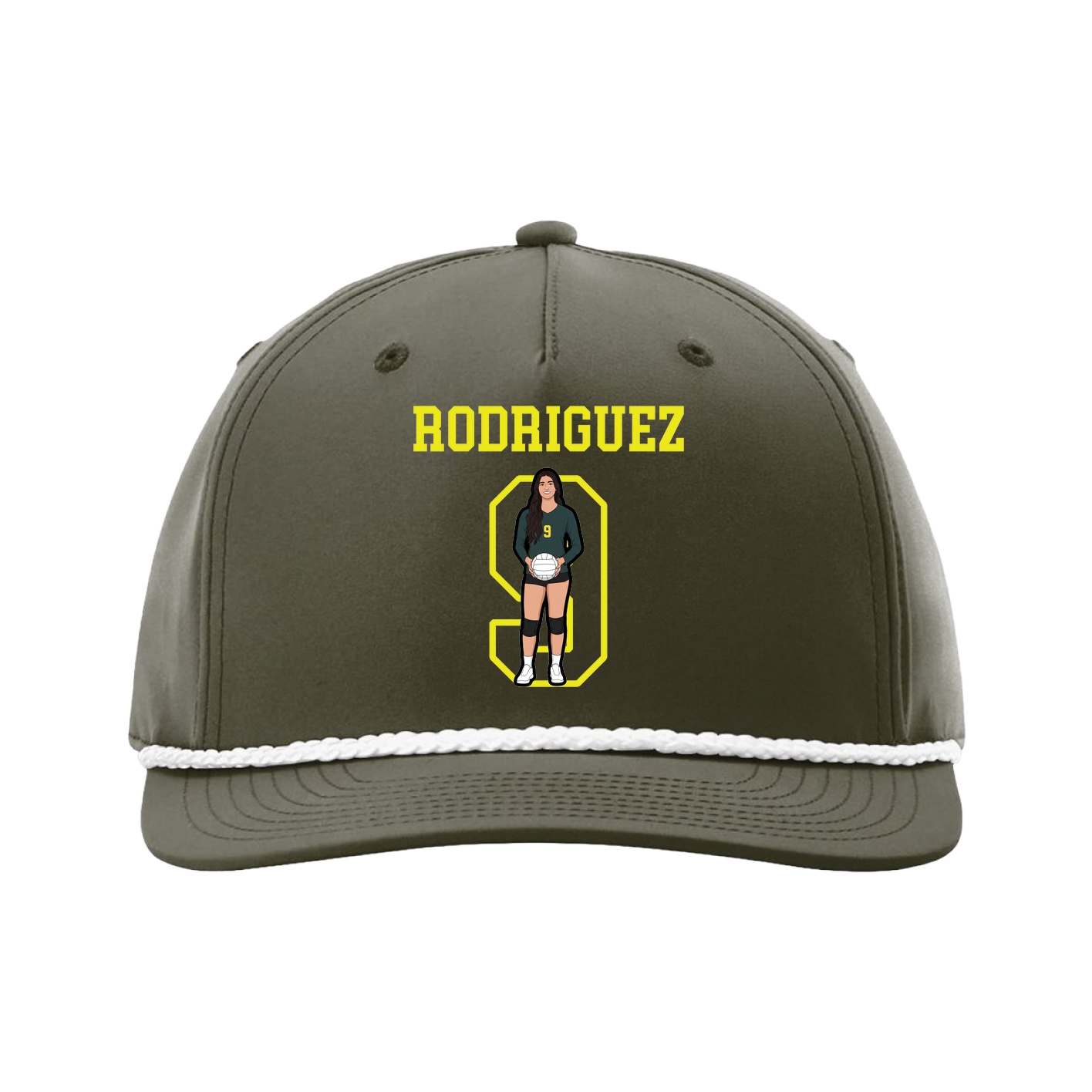 Five-Panel Classic Rope Cap — Shirsey in Green