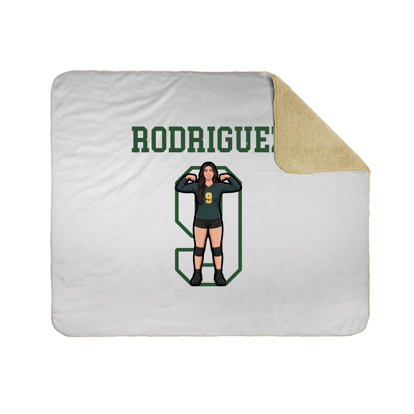 Throw Blanket — Shirsey in White
