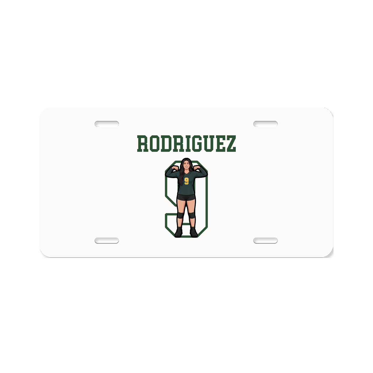 License Plate — Shirsey in Classic