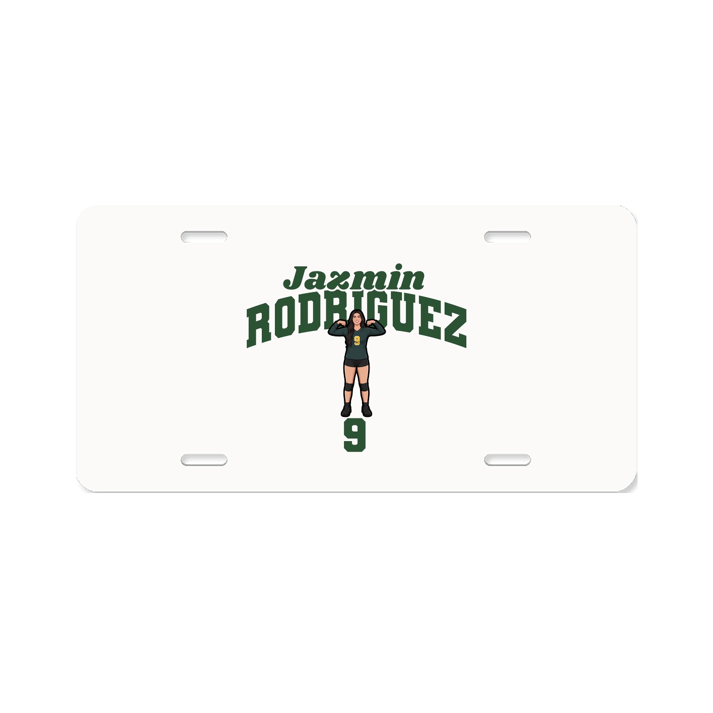 License Plate — Signature Arch in Classic