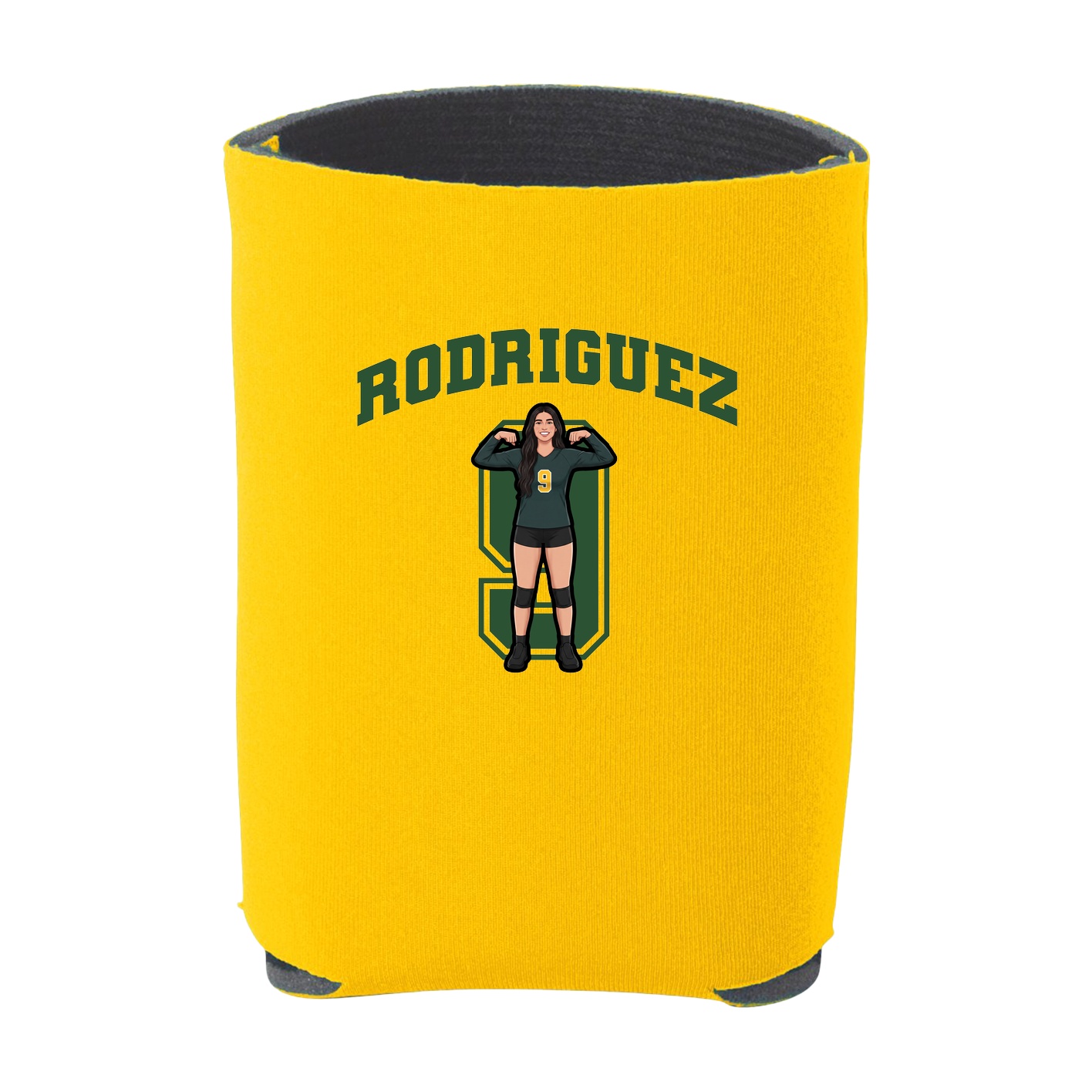 Can Holder — Number in Yellow