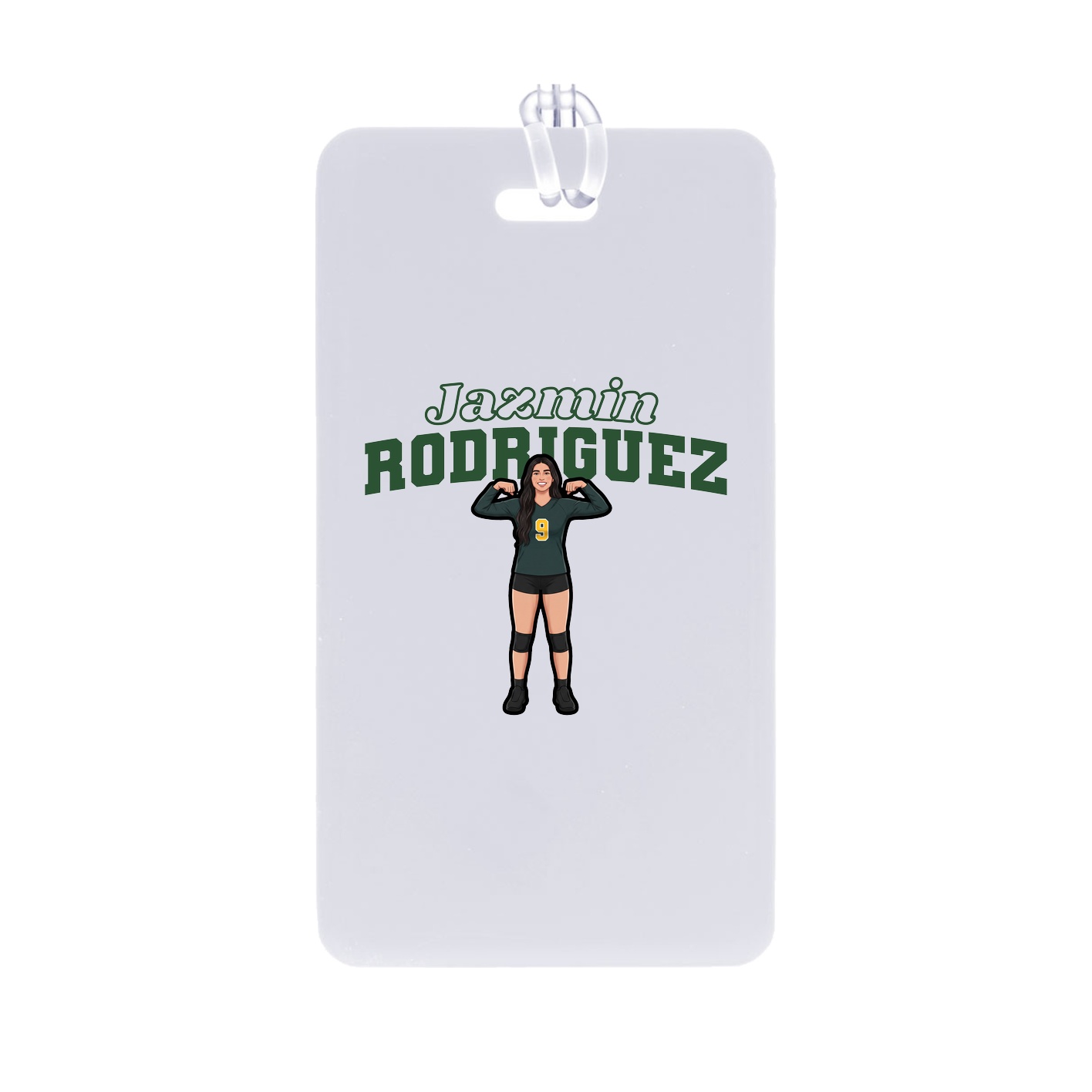 Bag Tag — Name Arch in Classic