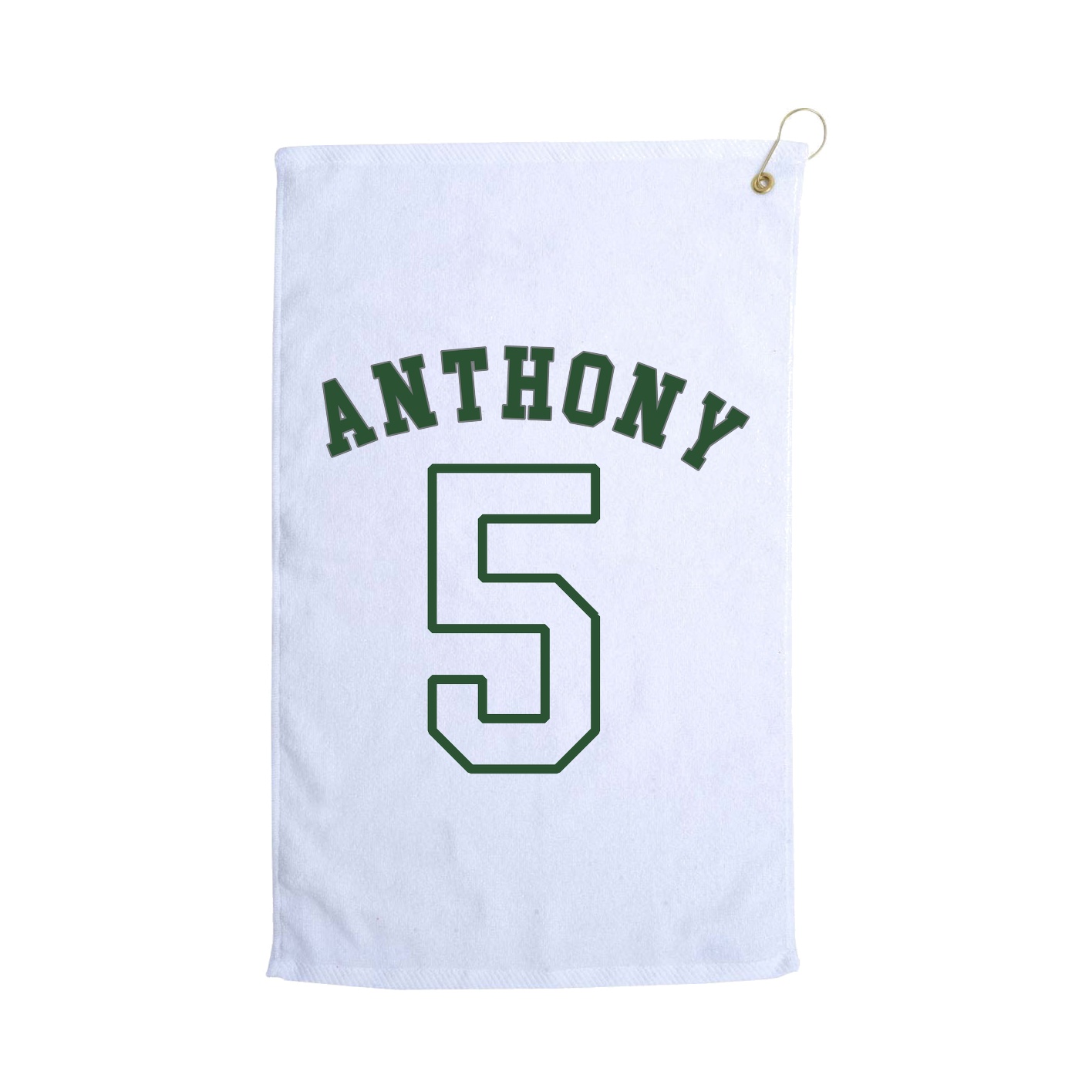 Golf Towel — Shirsey Arch in White