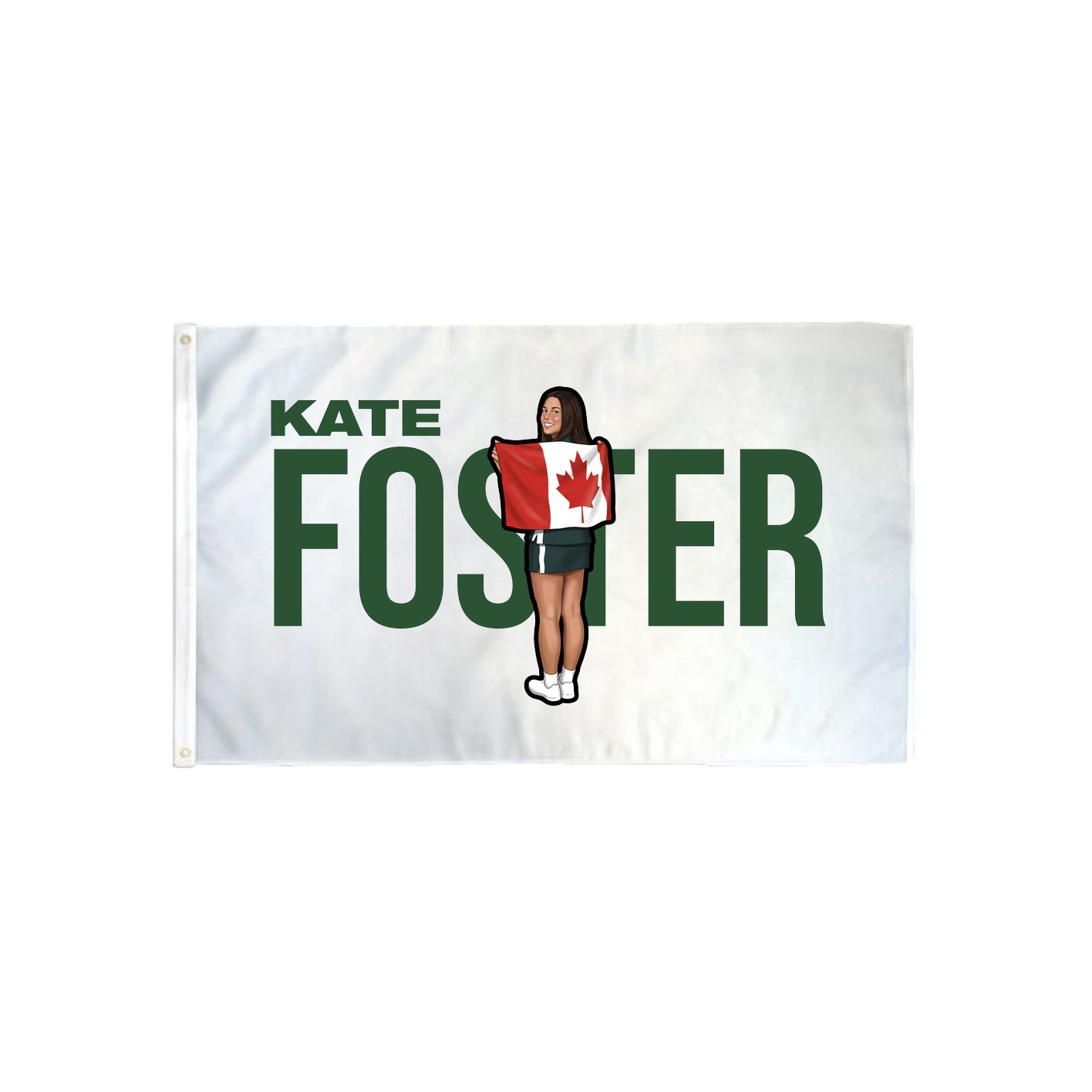 3x5 Flag — Player Name in Classic