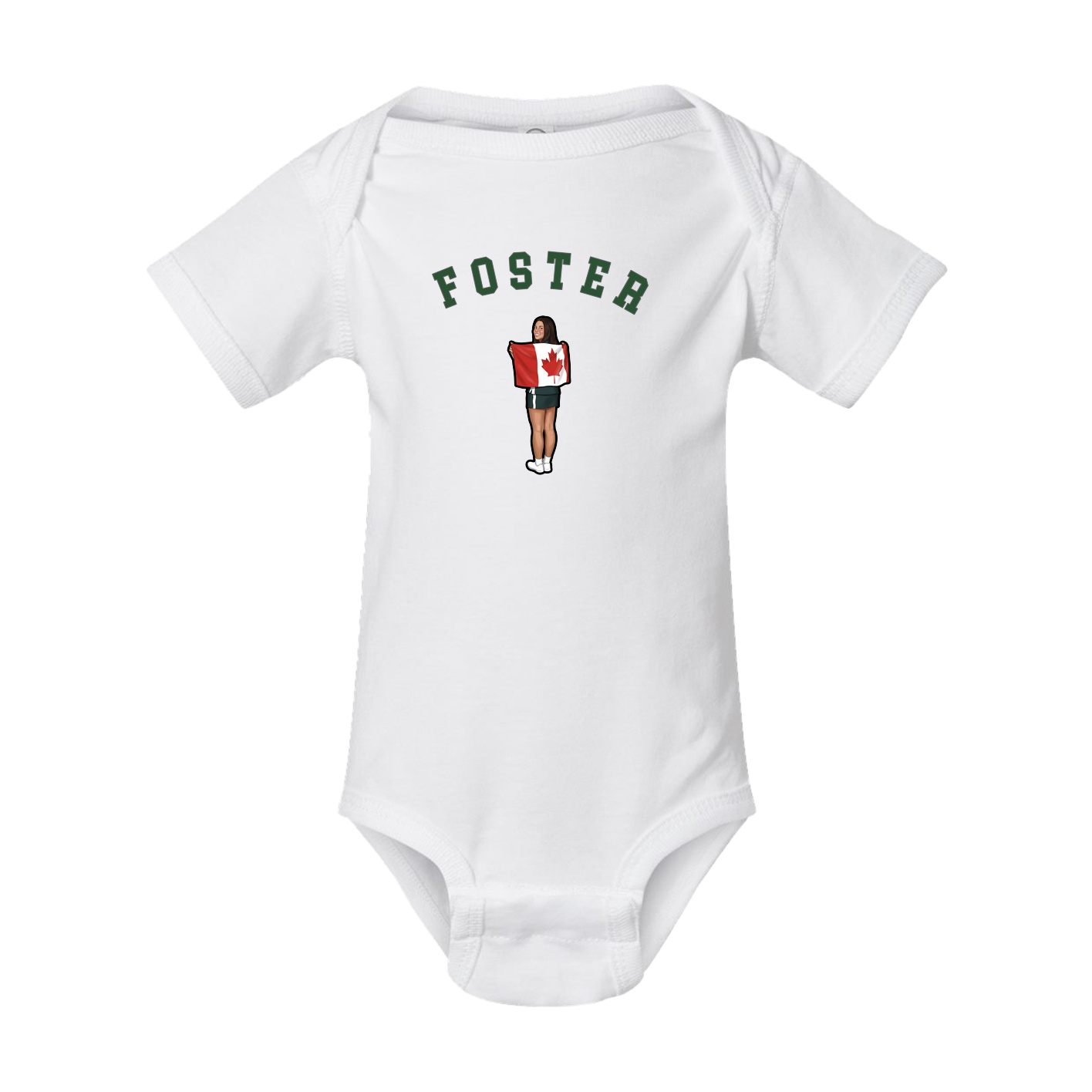 Baby Onesie — Shirsey Arch in White