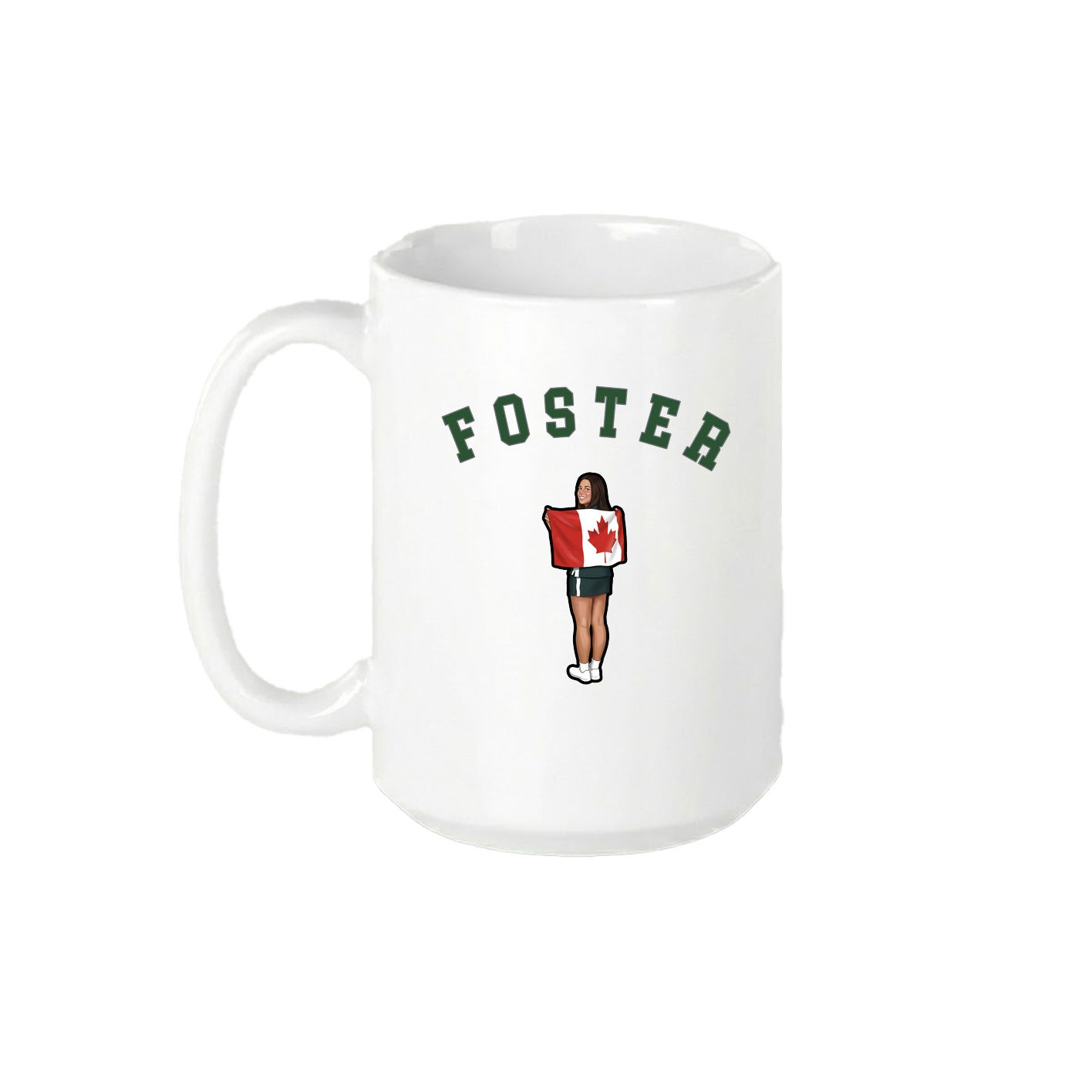 15oz Coffee Mug — Shirsey Arch in White