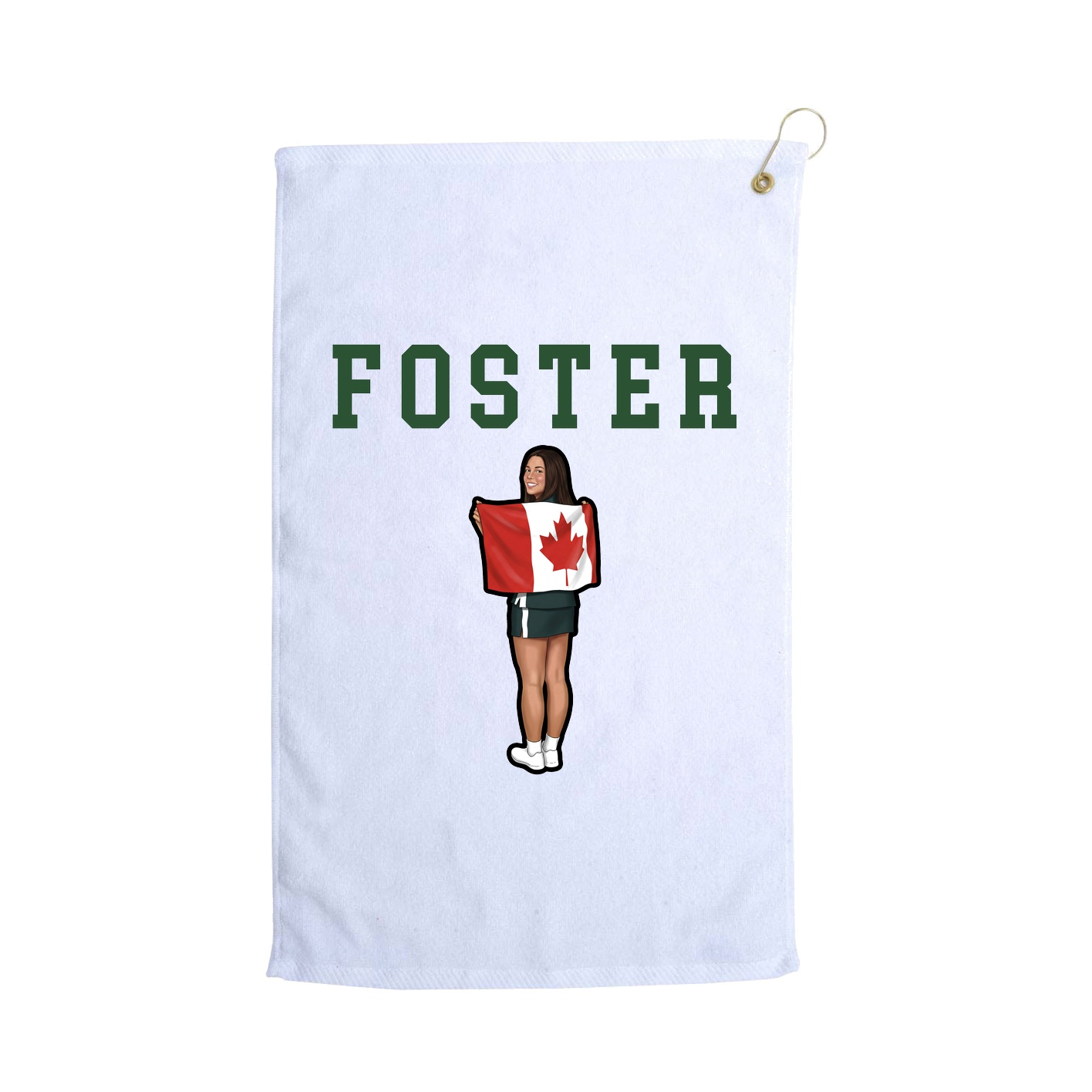 Golf Towel — Shirsey in White