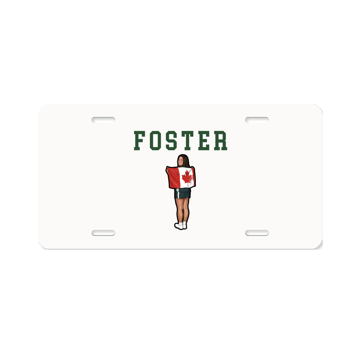 License Plate — Shirsey in Classic