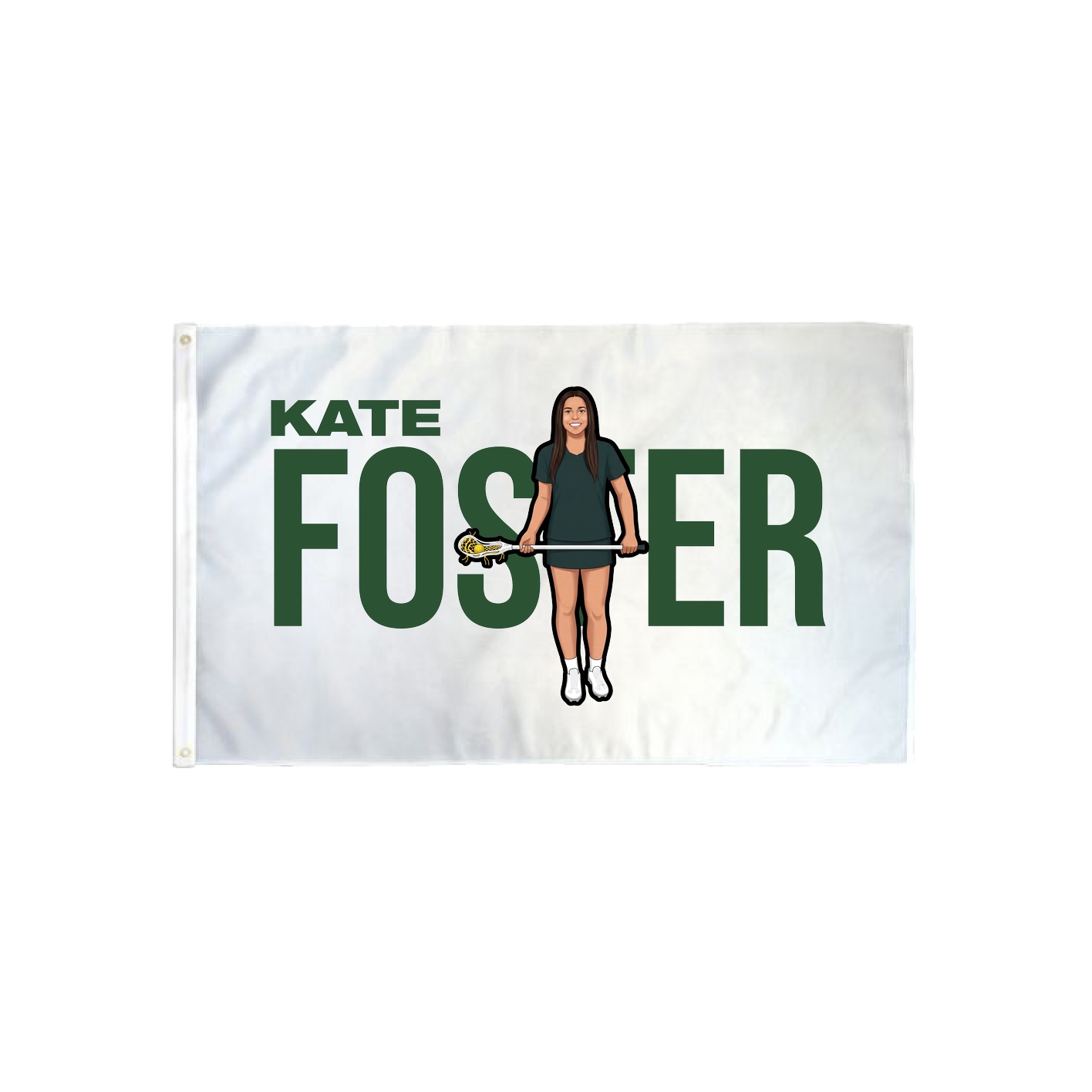 3x5 Flag — Player Name in Classic