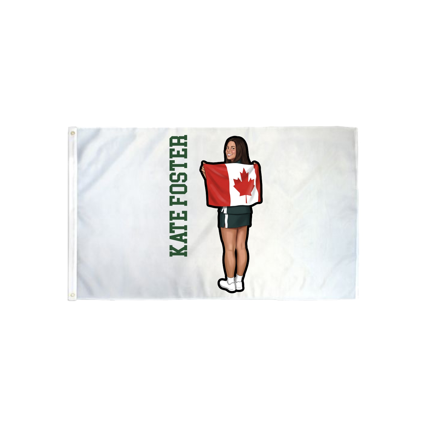 3x5 Flag — Name Vertical in Classic