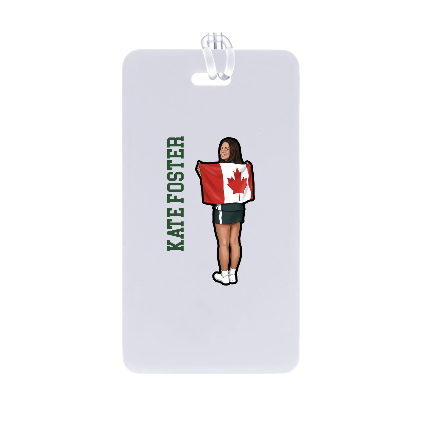 Bag Tag — Name Vertical in Classic