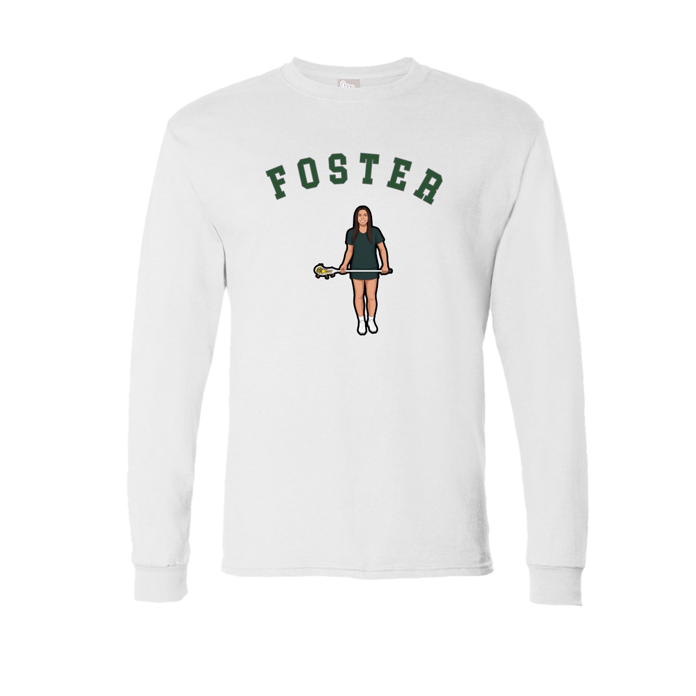 Long Sleeve Tee — Shirsey Arch in White