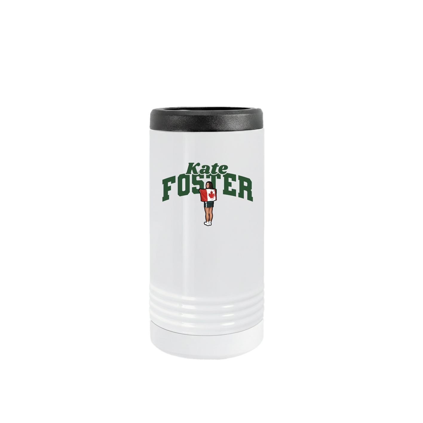 Slim Beverage Holder — Signature Arch in White
