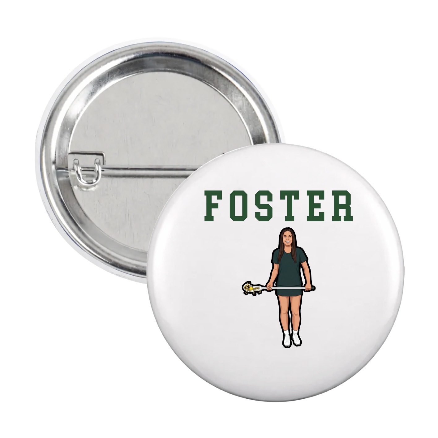 Game Day Button — Shirsey in White