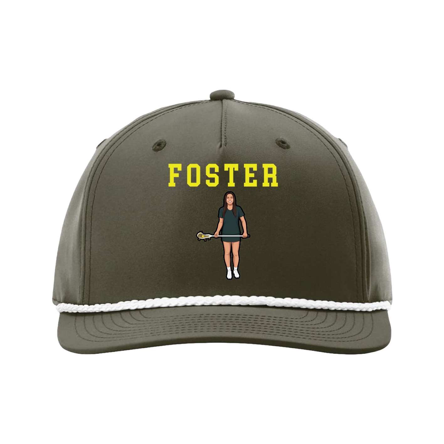 Five-Panel Classic Rope Cap — Shirsey in Green