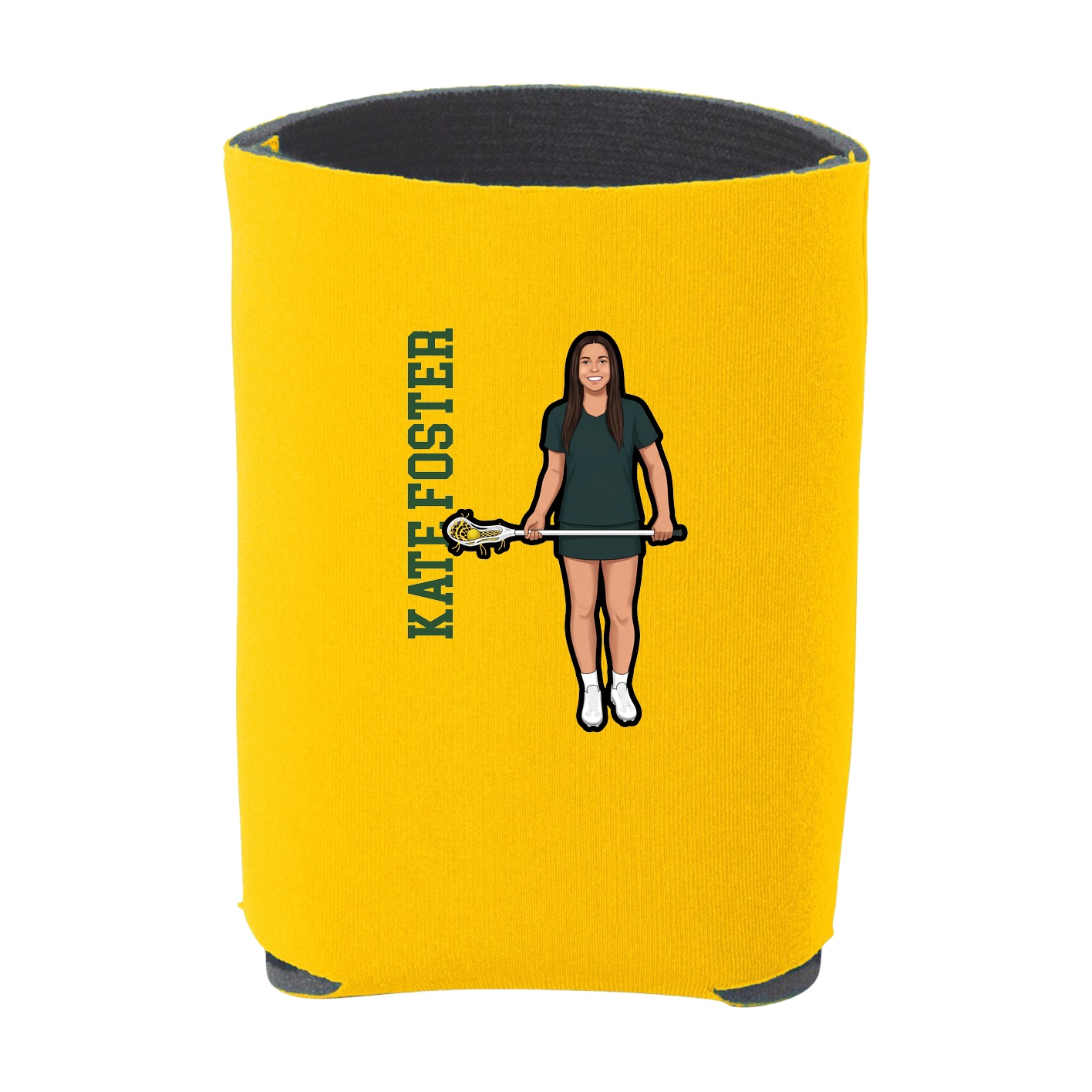 Can Holder — Name Vertical in Yellow