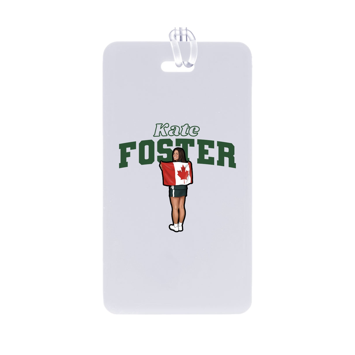Bag Tag — Name Arch in Classic