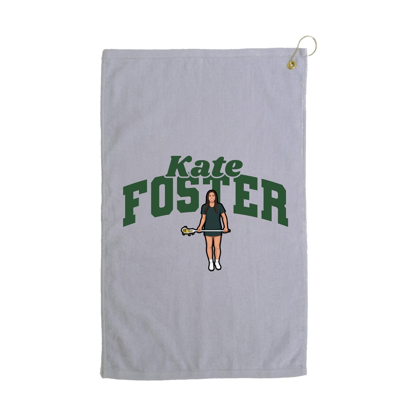 Golf Towel — Signature Arch in Grey