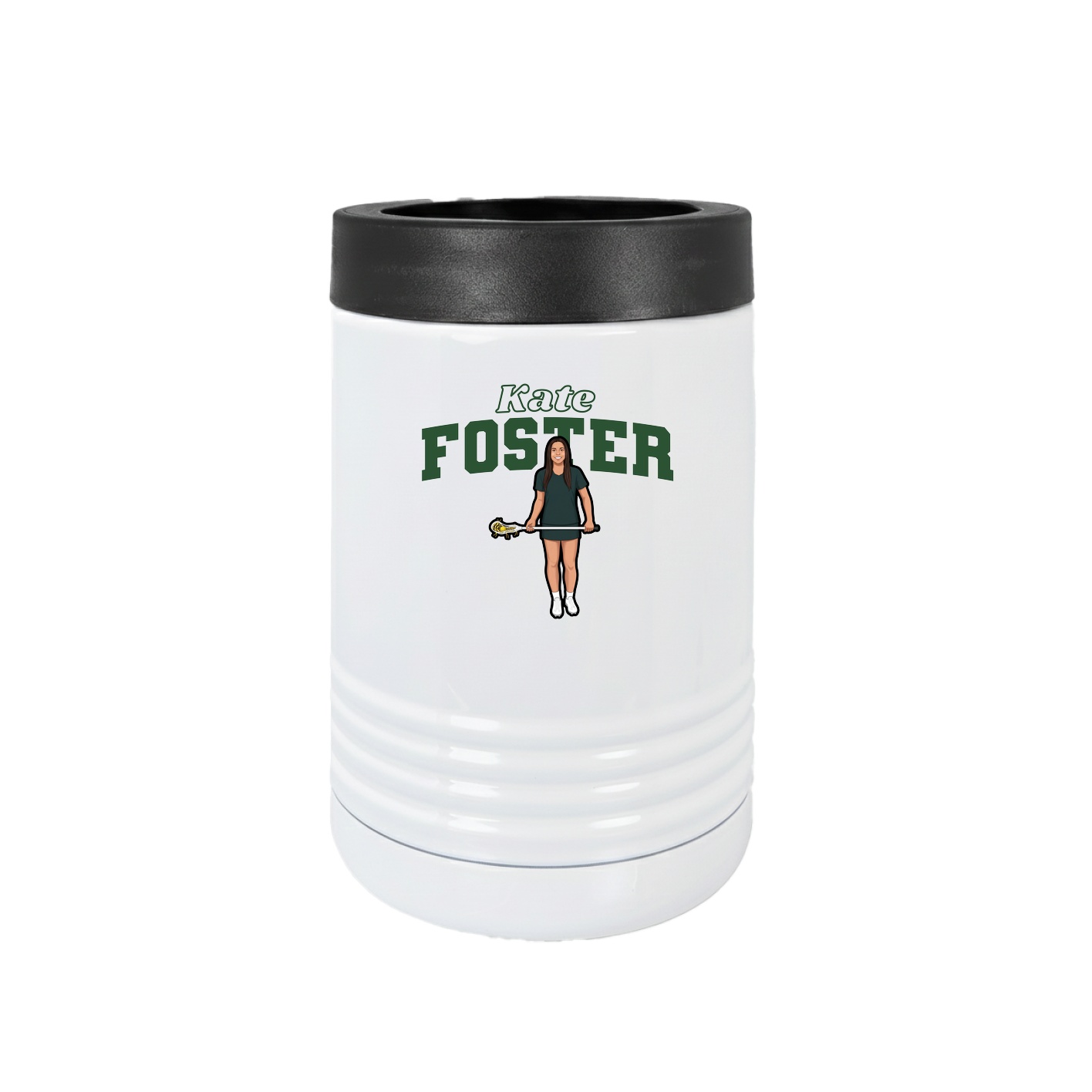 Beverage Holder — Name Arch in White