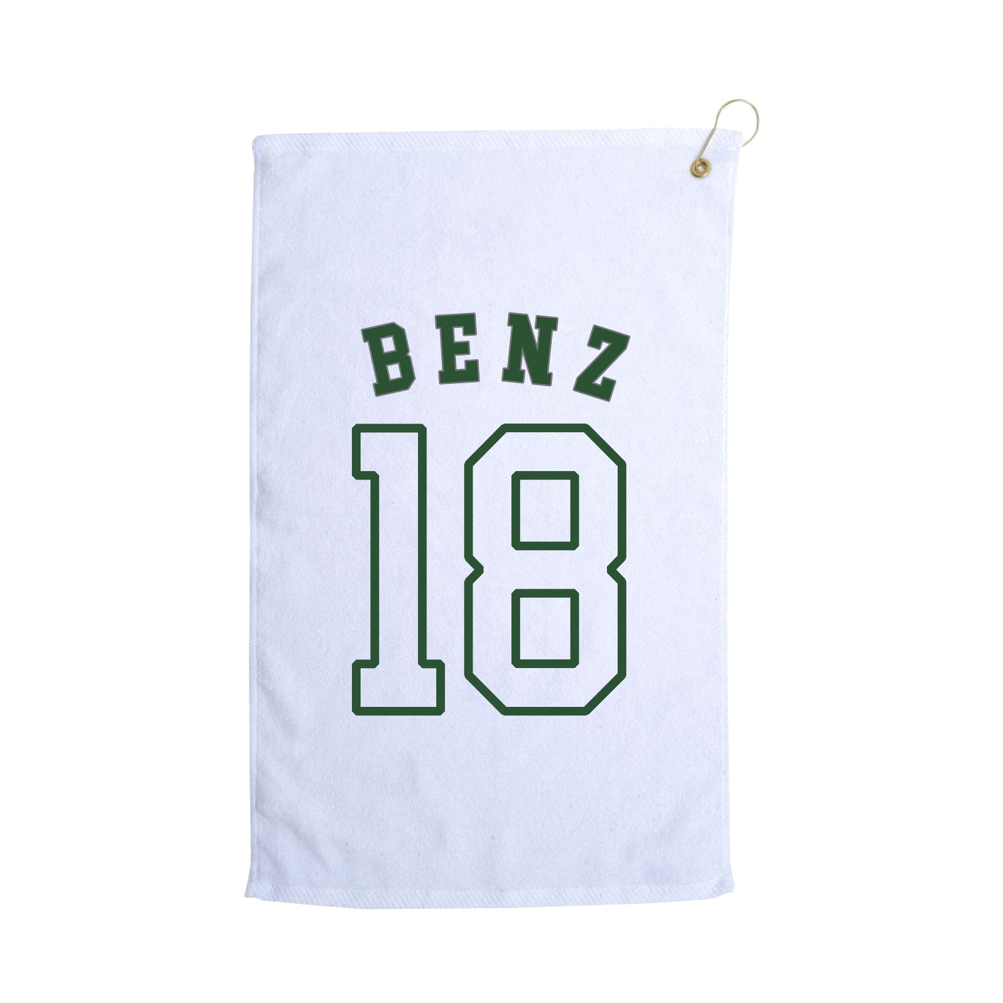 Golf Towel — Shirsey Arch in White
