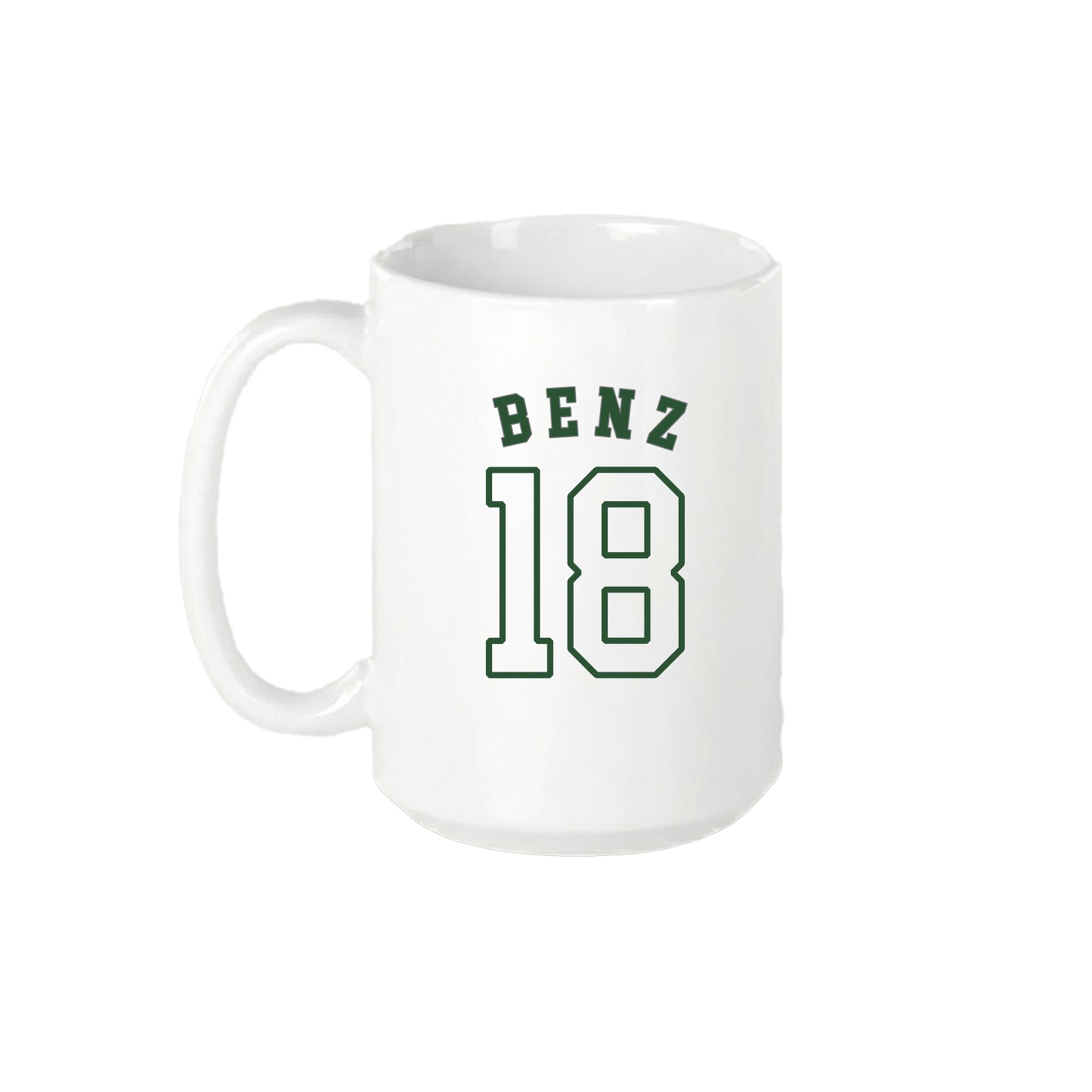 15oz Coffee Mug — Shirsey Arch in White