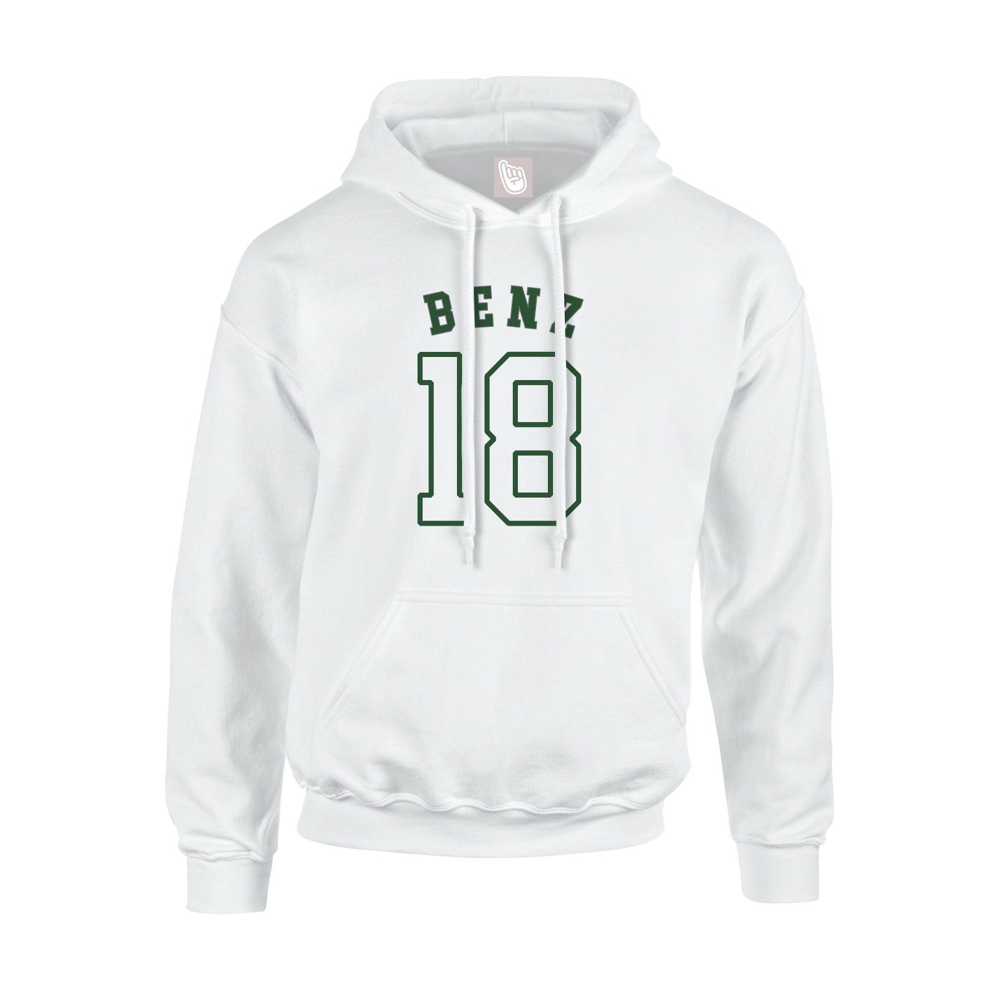 Hoodie — Shirsey Arch in White
