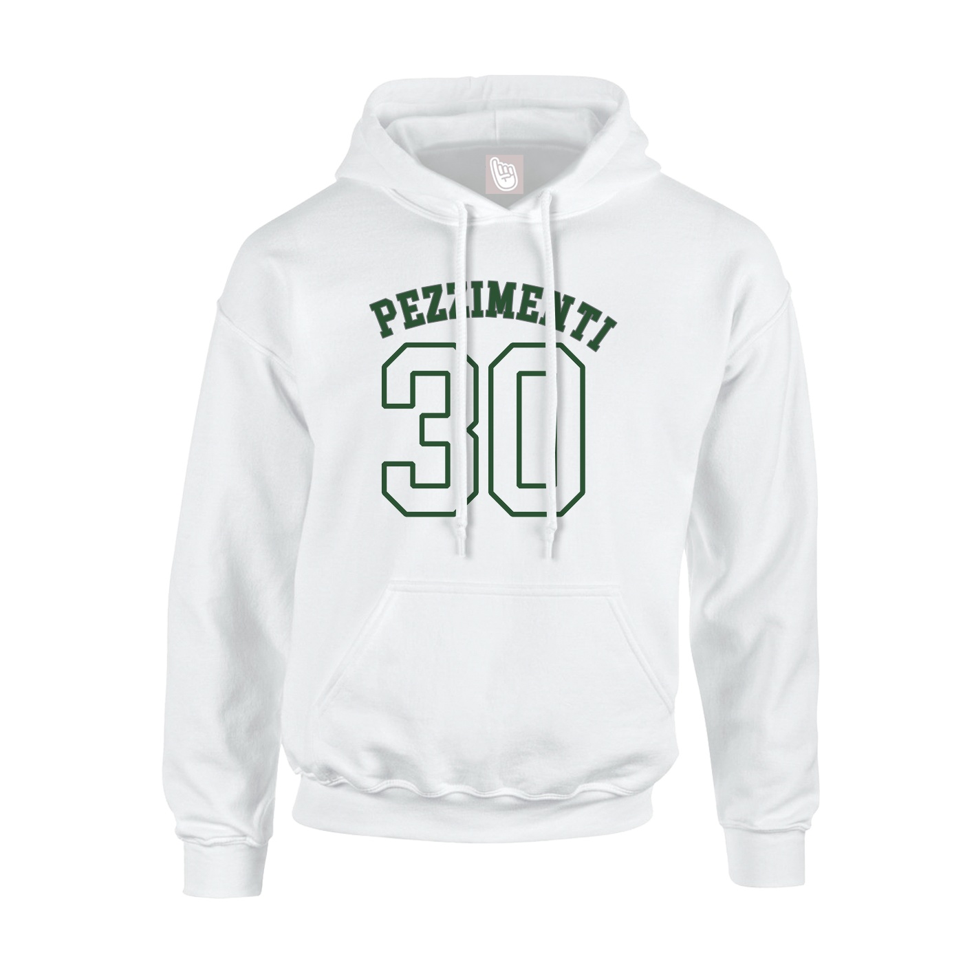 Youth Hoodie — Shirsey Arch in White