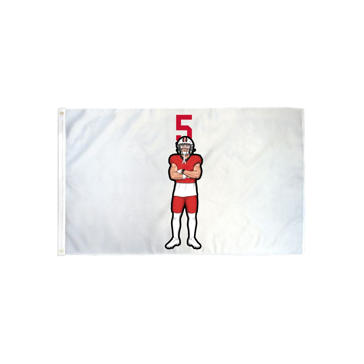 3x5 Flag — Number Top in Classic
