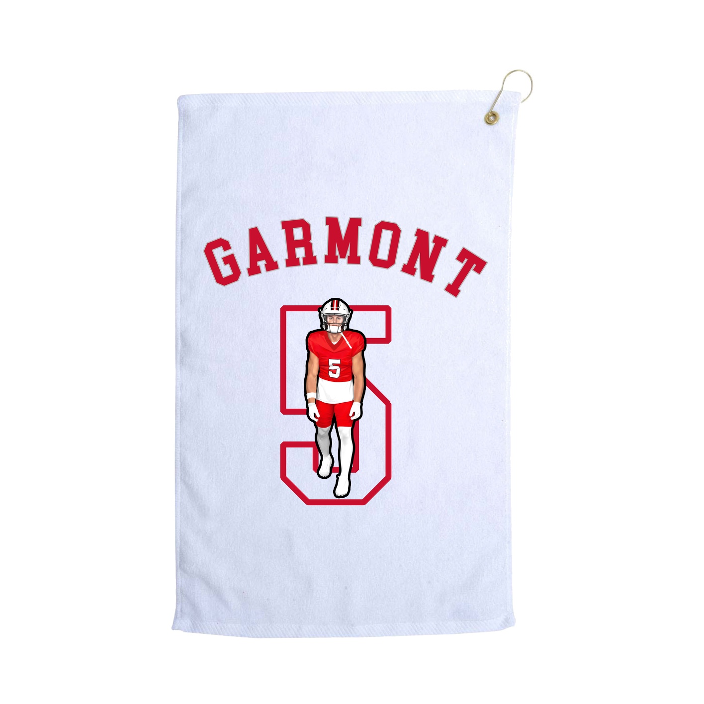 Golf Towel — Shirsey Arch in White