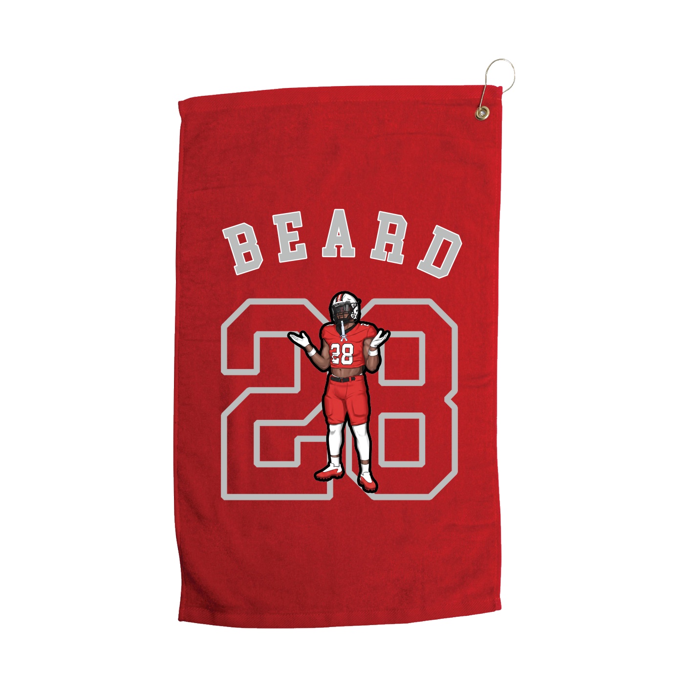 Golf Towel — Shirsey Arch in Red