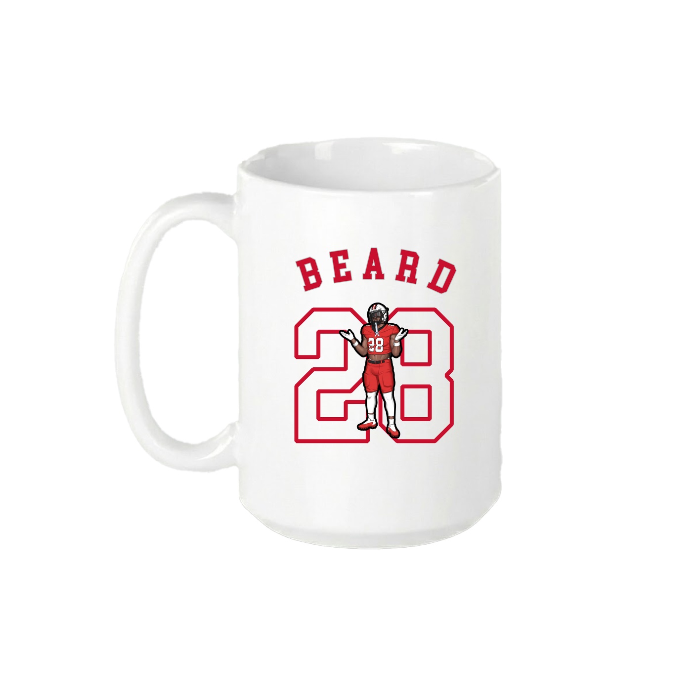 15oz Coffee Mug — Shirsey Arch in White