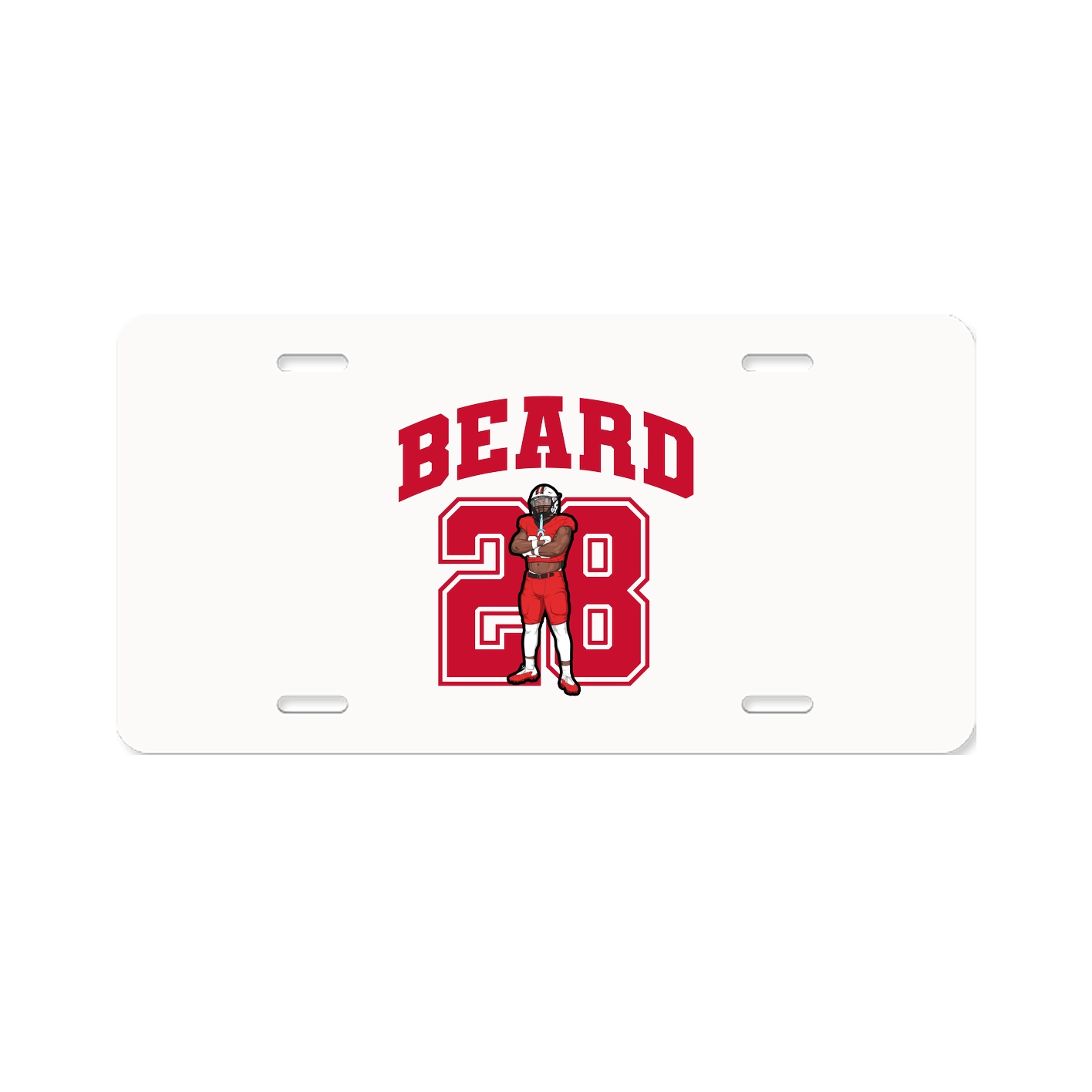 License Plate — Number in Classic