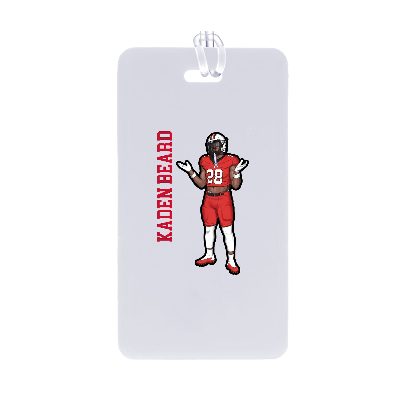 Bag Tag — Name Vertical in Classic