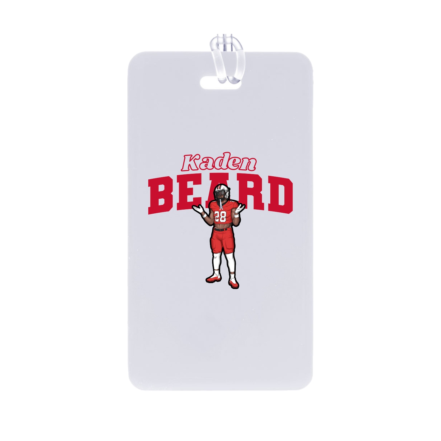 Bag Tag — Name Arch in Classic