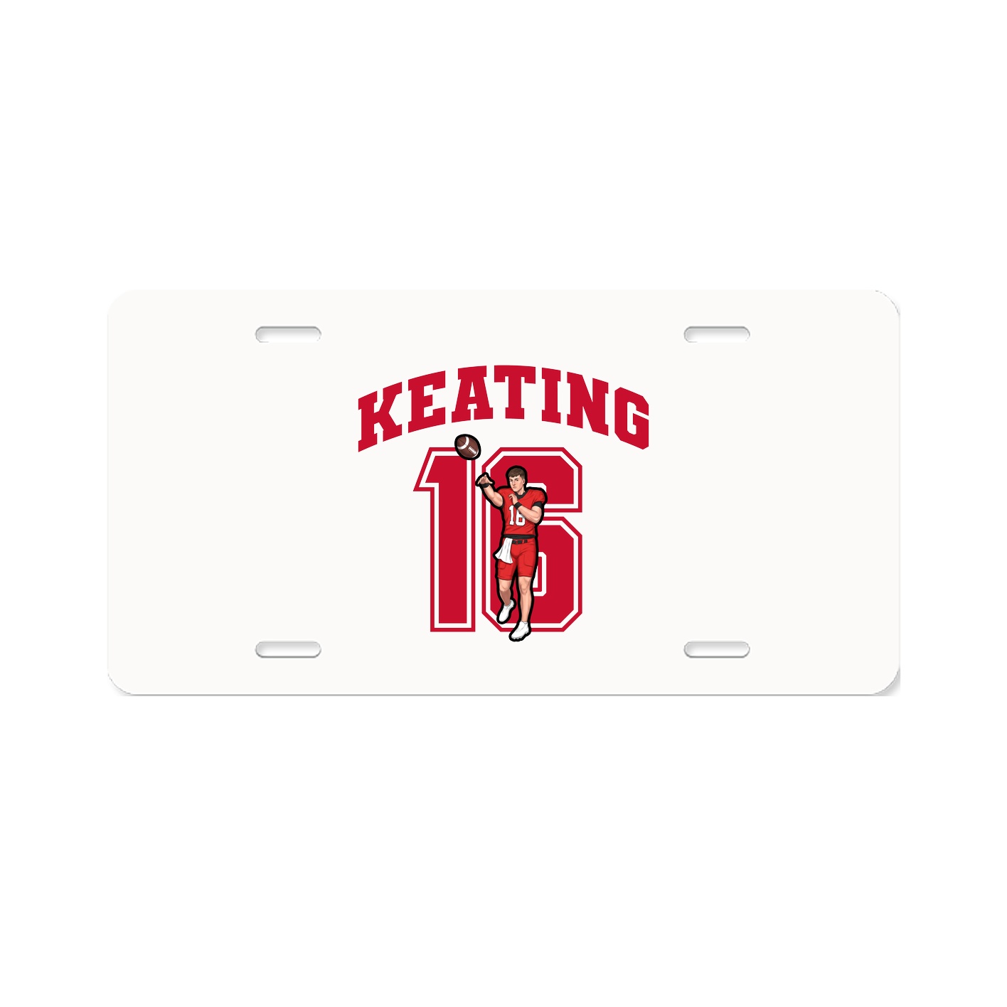 License Plate — Number in Classic