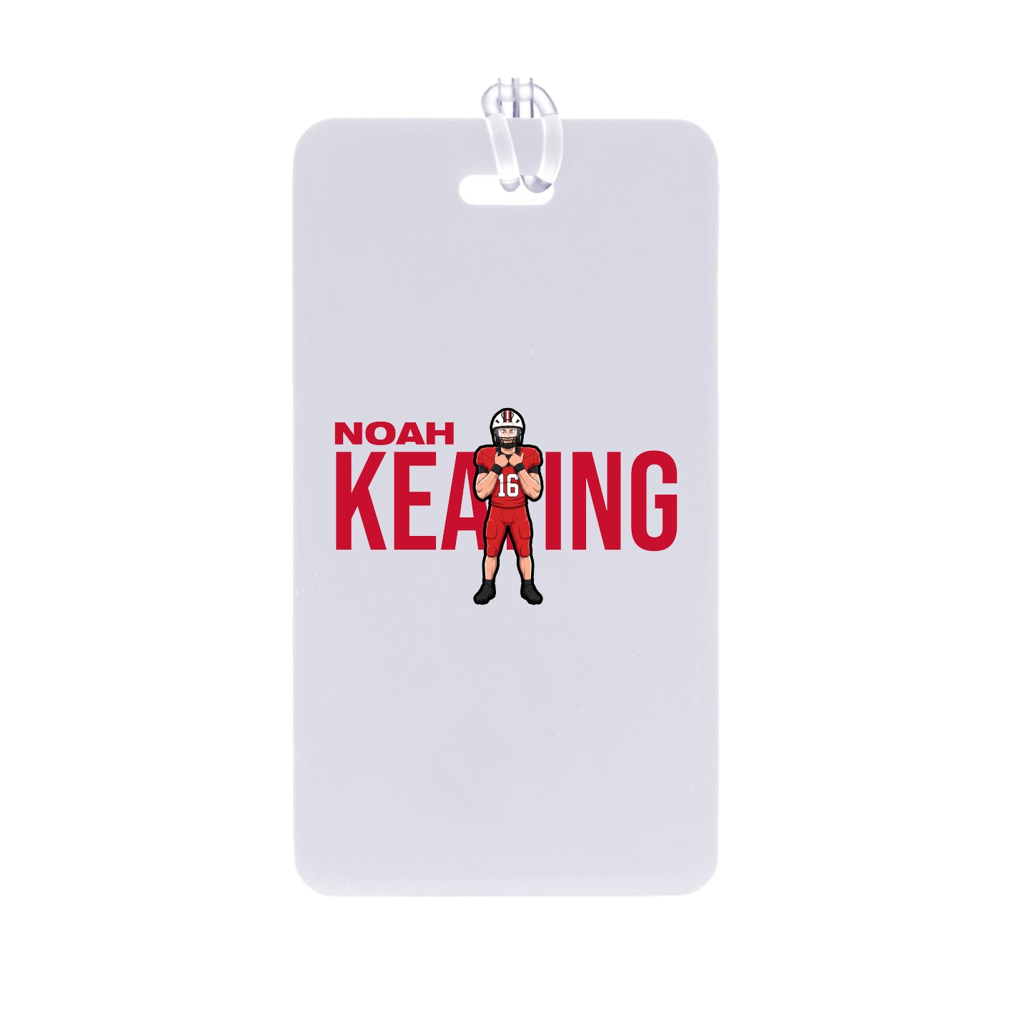 Bag Tag — Player Name in Classic