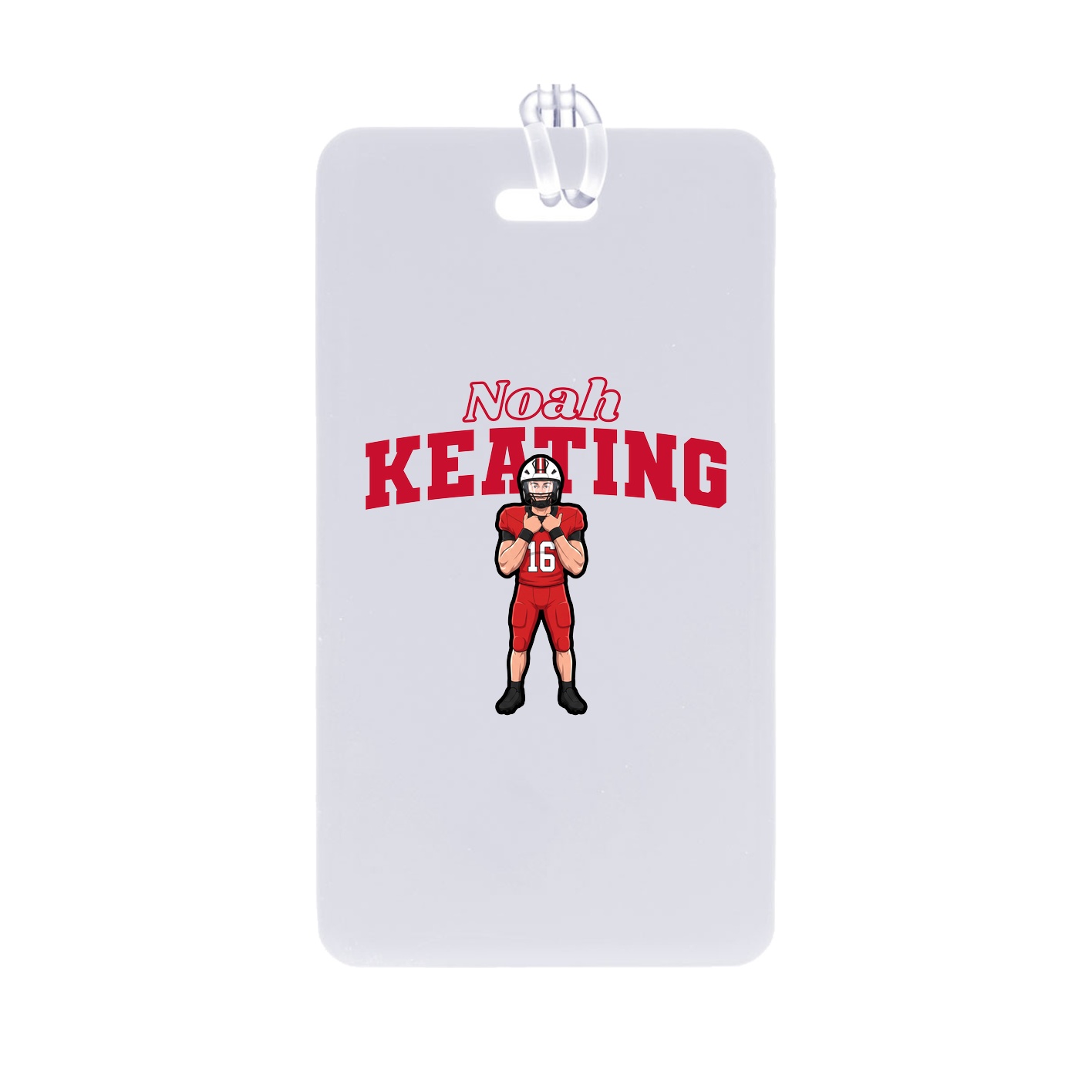 Bag Tag — Name Arch in Classic