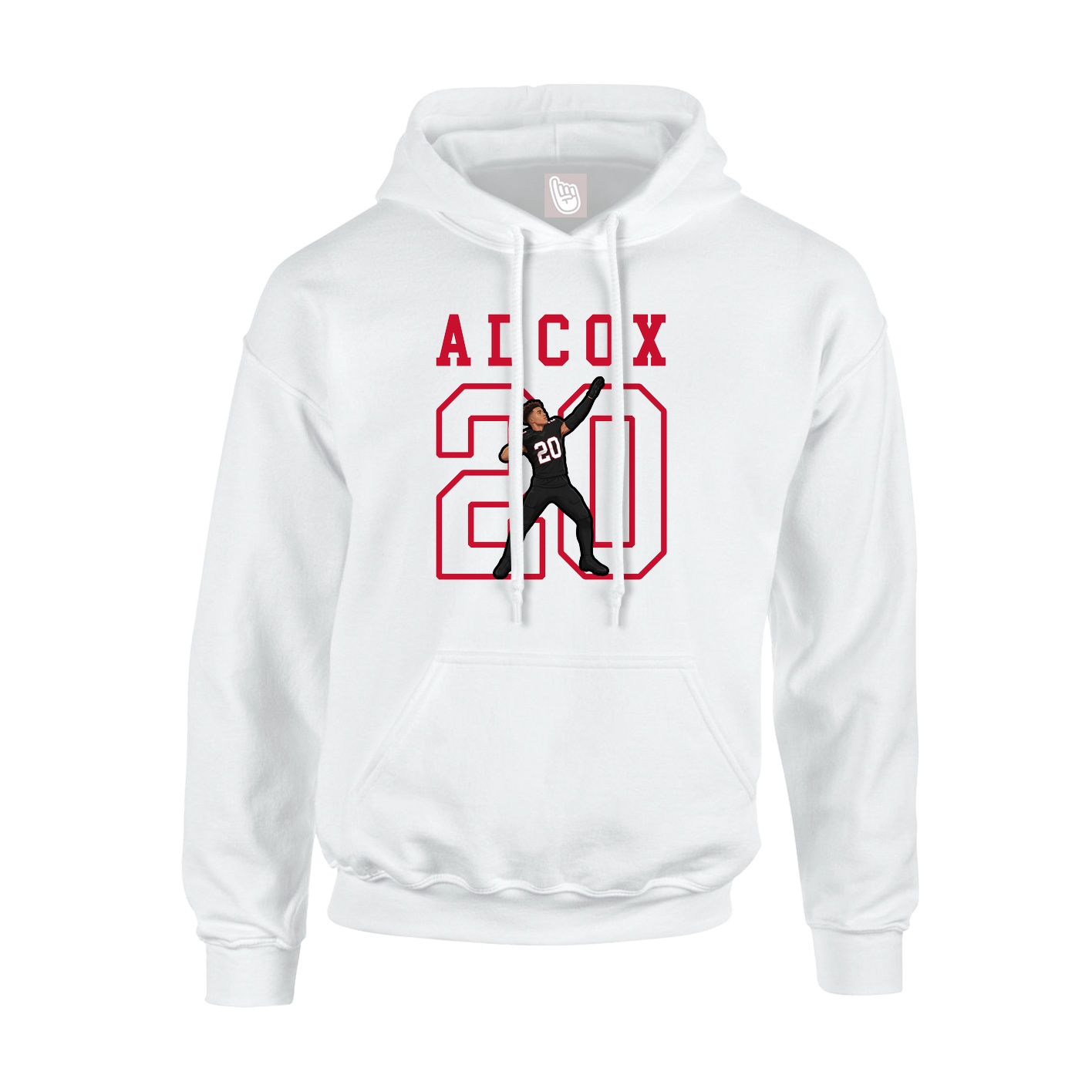 Hoodie — Shirsey in White